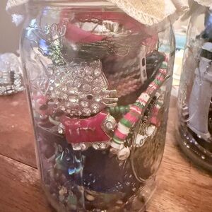Colorful Jewelry Jar